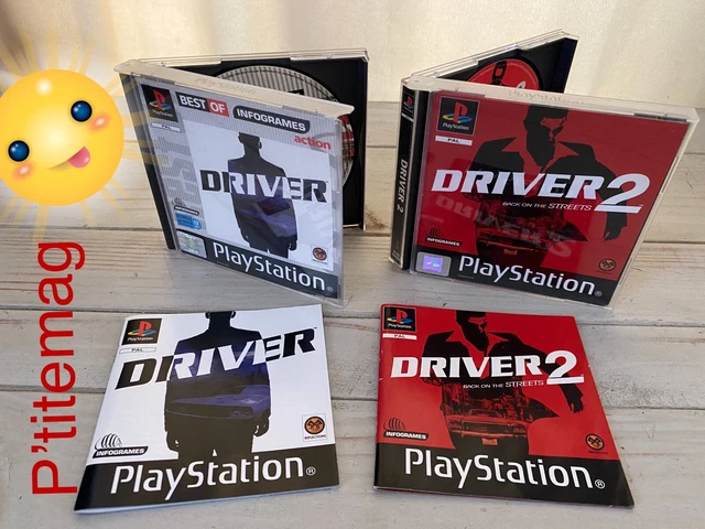Lot De Jeux PS1 - FIFA 98, V-Rally 2, Driver 2 - État Correct, Jouables - Pour Collectionneurs
