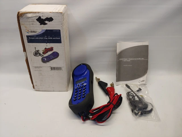 Lil' Buttie Ranger BLUE Telephone Tester with Connection Cables LB260-BT