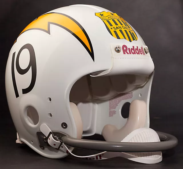 *FACEMASK ONLY* LANCE ALWORTH SAN DIEGO CHARGERS 1-Bar Football Helmet FACEMASK