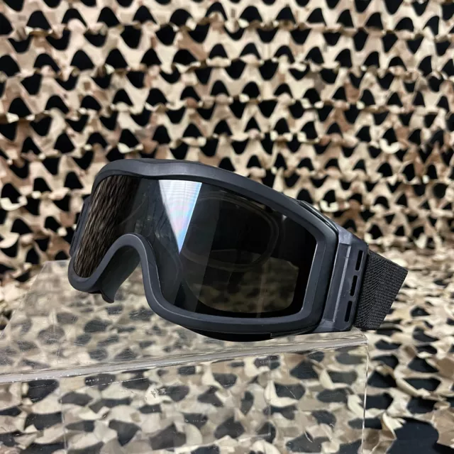 New Valken V-Tac Tango Airsoft Goggles - Single Lens - Black