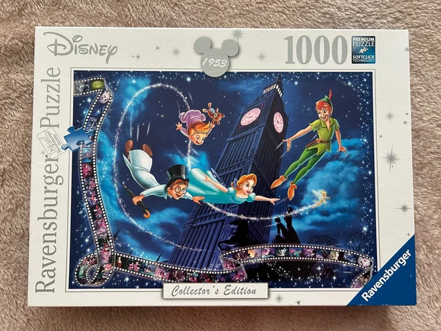 RAVENSBURGER DISNEY COLLECTOR'S Edition Peter Pan 1000 Piece Jigsaw ...