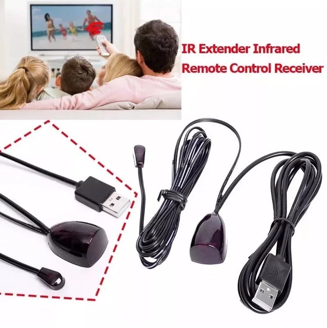 IR INFRARED TV Remote Control Receiver Extender Repeater Emitter Signal