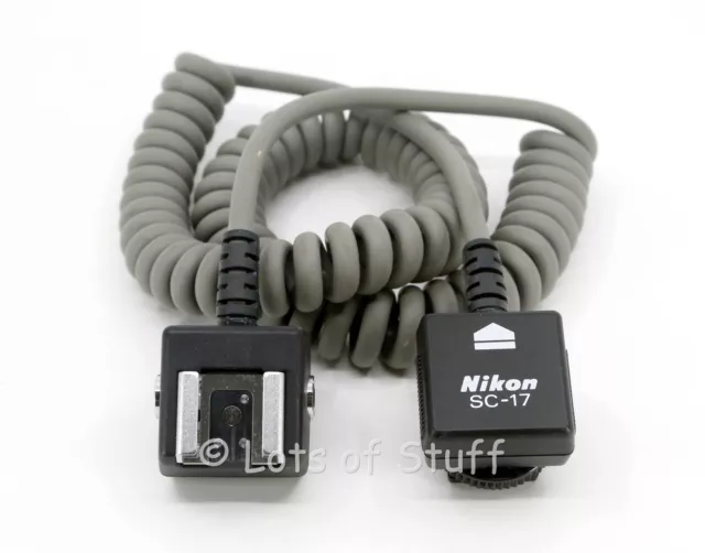 Nikon SC-17 TTL Off-Camera Shoe Cord 5' Foot Coiled Cable