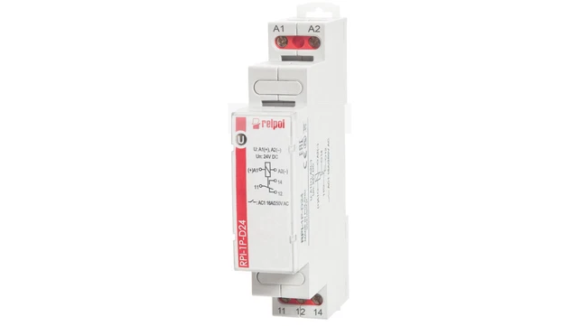 Relé, DIN/PS, 1P/10A, 24V DC FINDER 40.31.9.024.0000