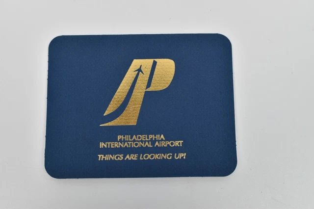 Philadelphia International Airport Advertising Metal Logo Book Mark