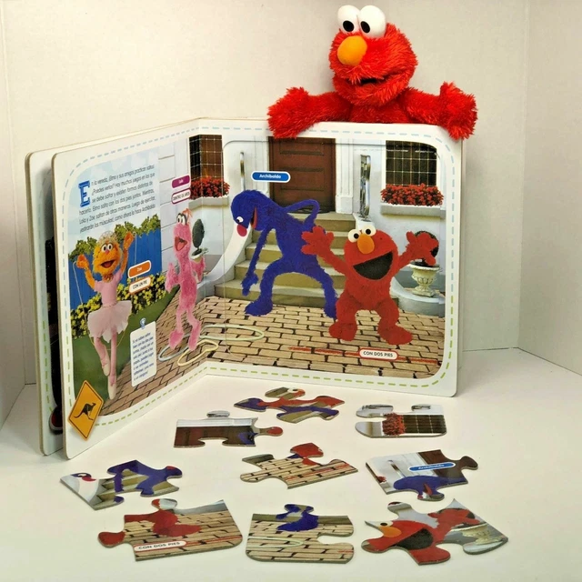 PUZZLES BOOK SESAME Street Elmo To Help Your Toddler Learn Simple