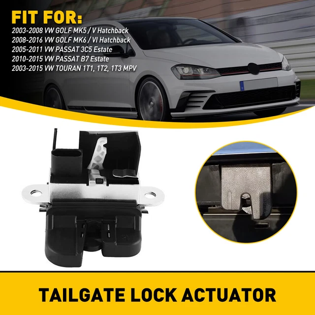TAILGATE BOOT LOCK LATCH CATCH ACTUATOR Fit VW GOLF MK5 MK6 TOURAN