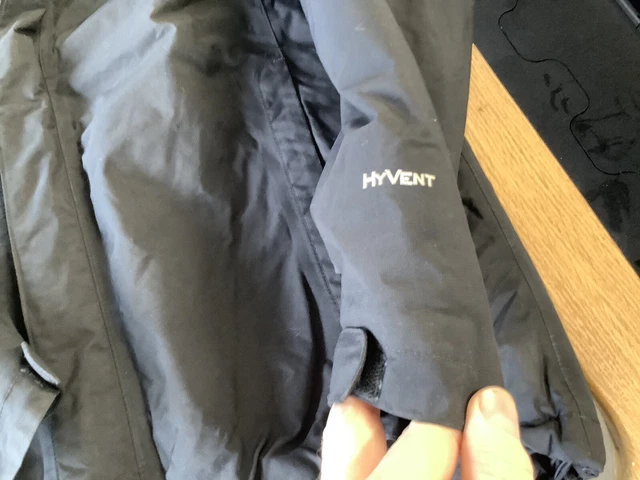 The north face mens hyvent waterproof jacket rain coat insulated with hood L 2