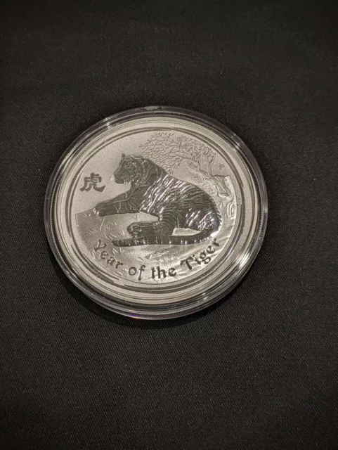 1 oz 9999 Fine Silver 2010 Perth Mint - Year of The Tiger 2010 - Series 2 *RARE*