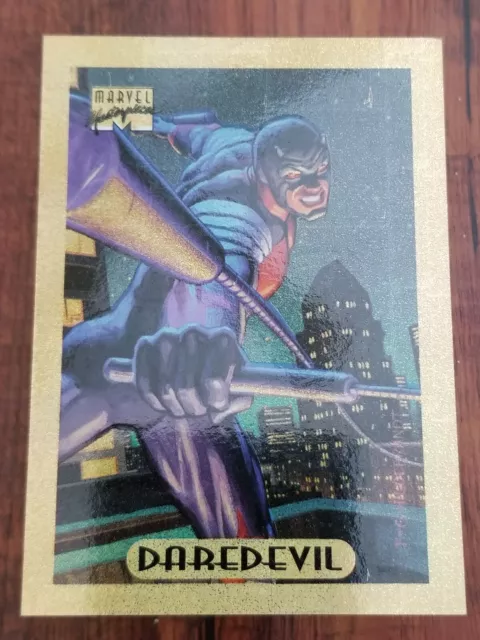 1994 Marvel Masterpieces Gold Holofoil Daredevil #3 Card