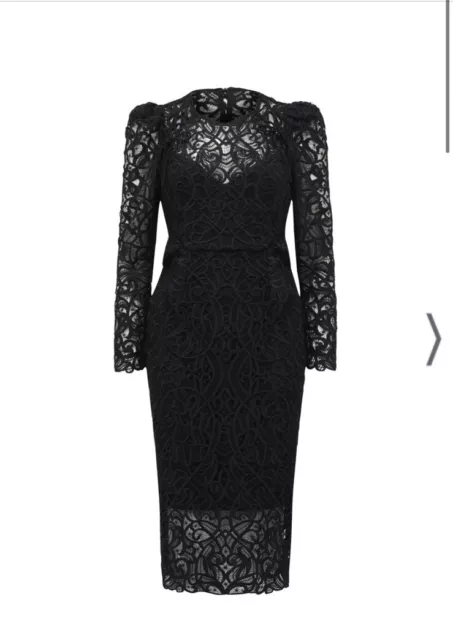BNWT Thurley Battenberg Lace Designer dress AU8 - RRP $699