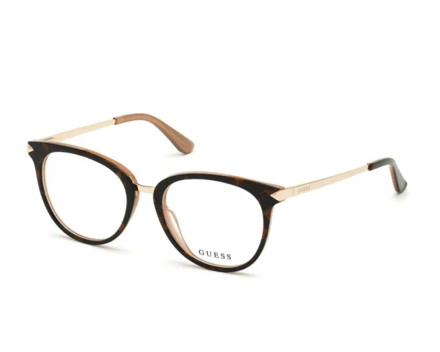 GUESS GU2753 Tortoise 052 Round Plastic Optical Eyeglasses Frame 51-17-140 GU RX