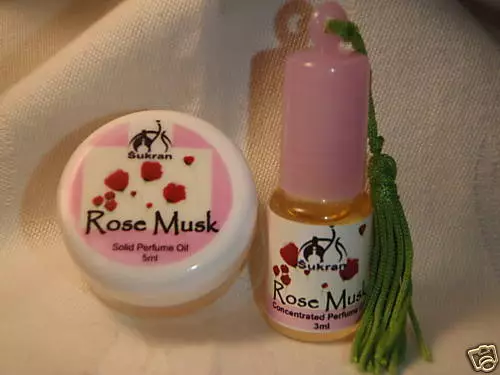 ROSE MUSK Perfume Oil & Solid Perfume Oil SET