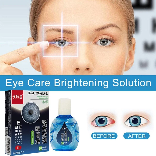 Solución para aclarar los ojos gotas para los ojos, líquido para el cuidado de los ojos