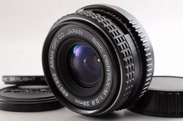 【NEAR MINT+】 Objectif grand angle SMC PENTAX M 28 mm F/2.8 MF pour monture...