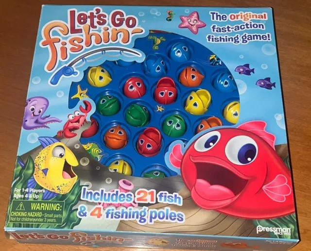 Lets Go Fishin Game By Pressman FOR SALE! - PicClick
