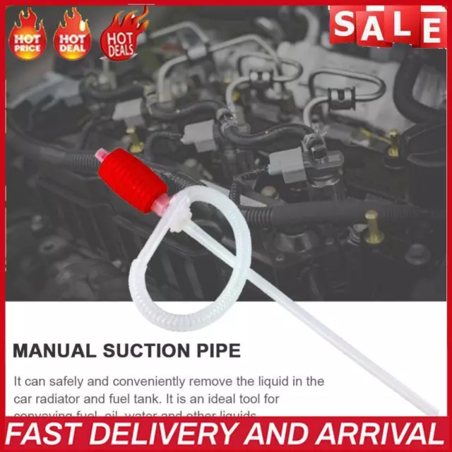 Manual Siphon Suction Useful Water Chemical Liquid Pump Manual Oil Suction Pipe