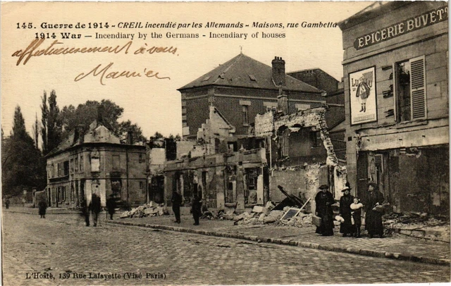 CPA Creil Maisons, rue Gambetta FRANCE (1014093)