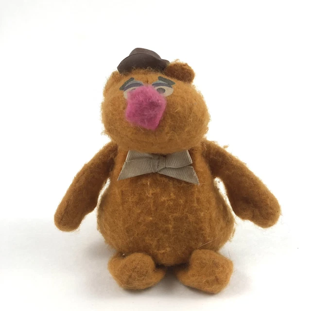 Vintage Muppets Fozzie Bear Beanbag Plush Fisher Price 865 1979 Jim Henson