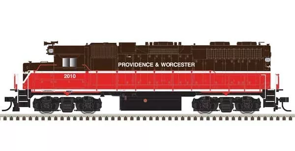 10004062 HO Atlas EMD GP38 Low Nose w/Ditch Lights - Standard DC Providence