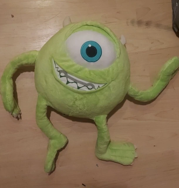 DISNEY STORE BIG Pixar Monsters Inc Mike Wazowski Plush Soft Toy Teddy ...