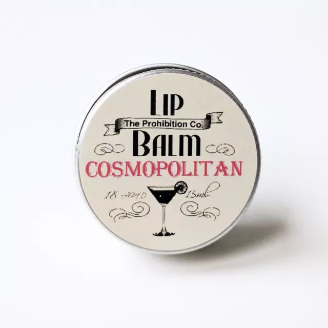 Cosmopolitan Lip Balm, cocktail Lip Repair by The Prohibition Co.  Great Gift!