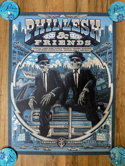 Phil Lesh & Friends Poster The Salt Shed Chicago, IL 2023