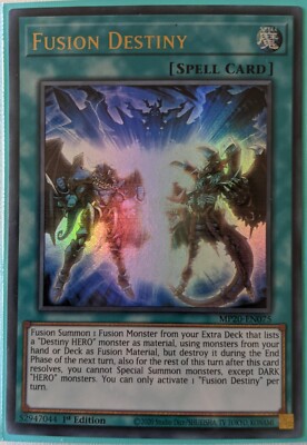 DANE-EN054 Super Rare NM/M Fusion Destiny 1st Edition Yu-Gi-Oh! 