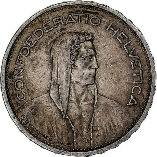 [#1220146] Switzerland, 5 Francs, 1932, Bern, Silver, VF(30-35), KM:40