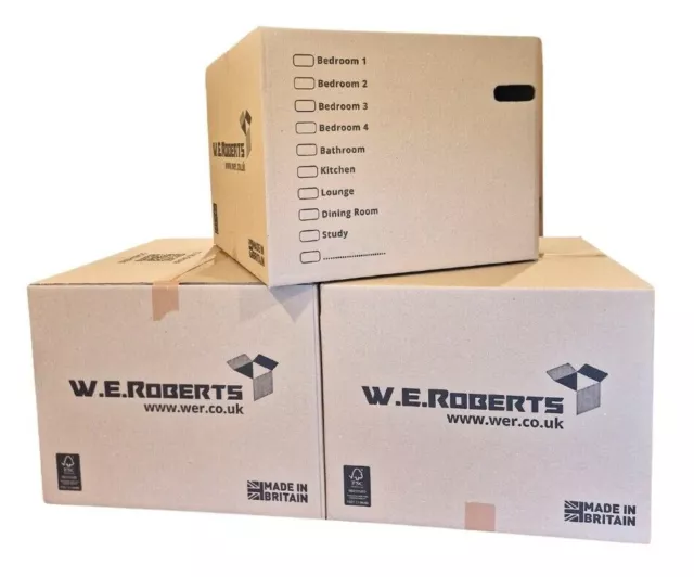 NEW EXTRA LARGE QUALITY CARDBOARD BOXES - House Removal Moving Packing Storage 2