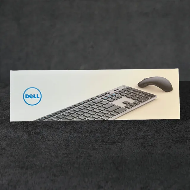 NIB Dell Premier Bluetooth Wireless Keyboard & Mouse -KM717-GY-US Factory Sealed