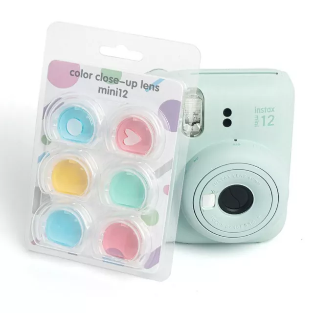 Colorful for Fujifilm Instax Mini 12 Instant Camera Filter Lens Filter Set