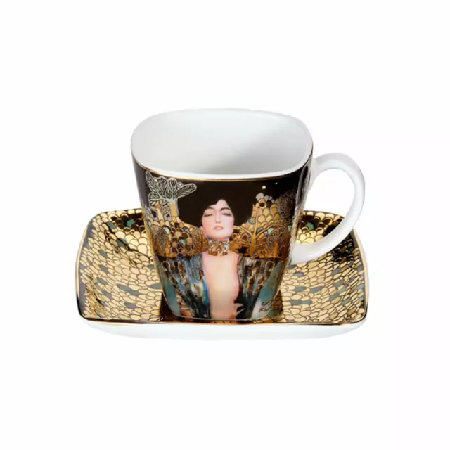 Goebel Judith I Espressotasse Artis Orbis Gustav Klimt Schwarz Bone China