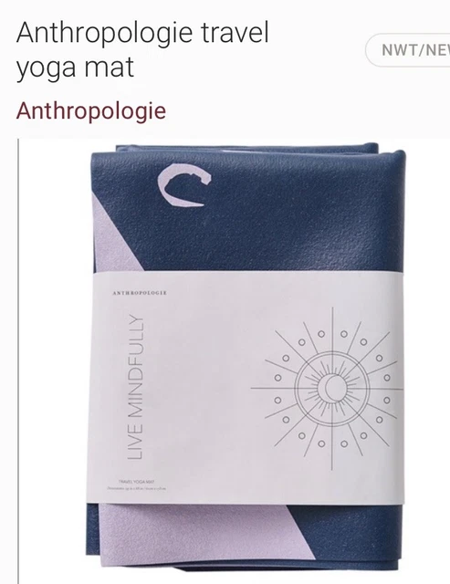 TAPIS DE YOGA Anthropologie Live Mindfully Travel bleu neuf EUR 22,98 -  PicClick FR