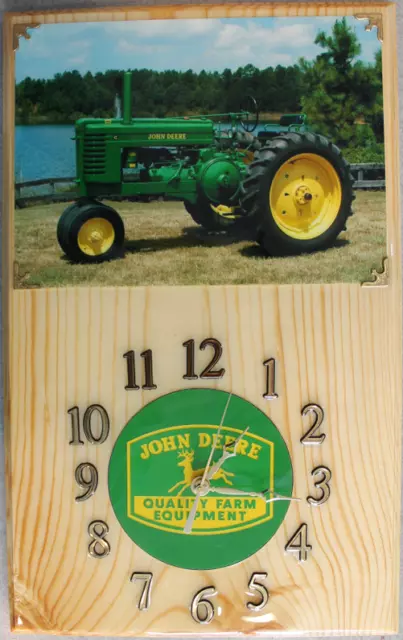 John Deere G Wood Clock