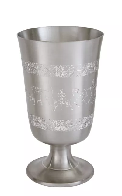 Wentworth Pewter - Medieval Hunting Scene Chalice 3