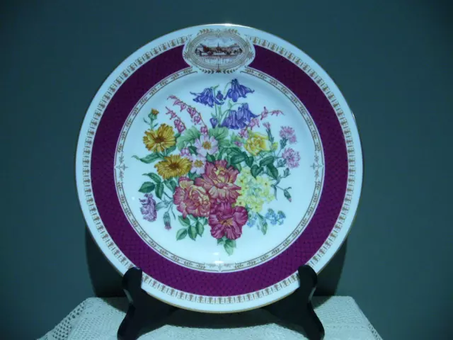 Minton 1984 Chelsea Flower Show Commemorative Plate - Chelsea Morning - Vgc