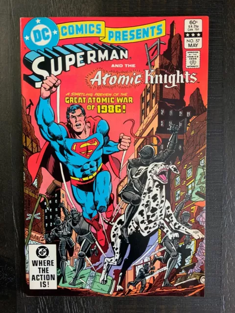 DC Comics Presents #57 VF/NM Bronze Age comic Superman and the Atomic Knights!