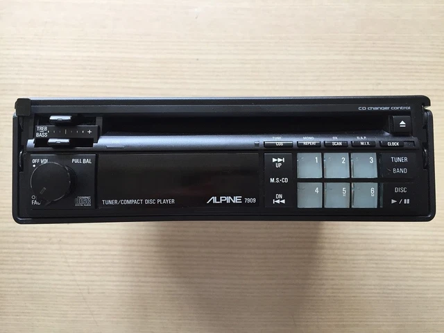 ALPINE 7909 PERFECT working with original box! Best CD head