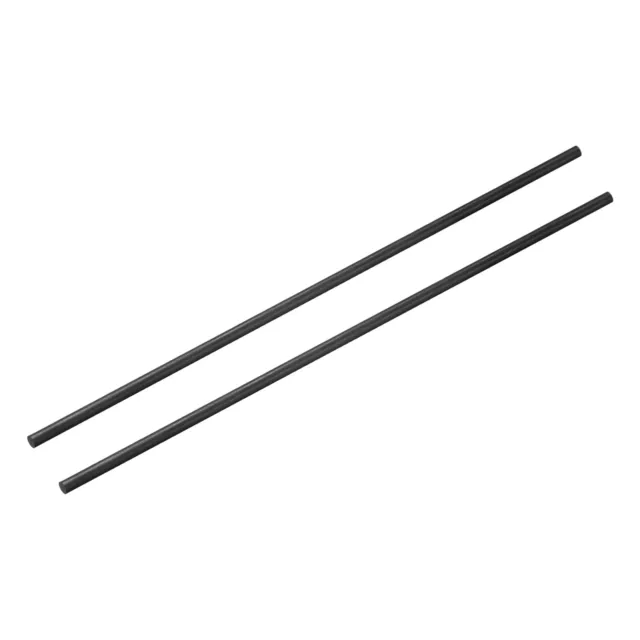 Carbonio Fibra Asta,3mm x 150mm per RC Aereo Fai da Te Strumento,2pz