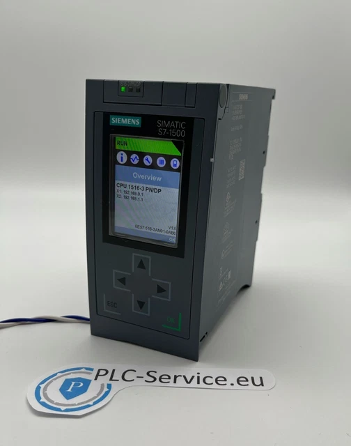 Siemens Simatic S7-1500 6Es7516-3An01-0Ab0 Fs:2 Cpu1516-3Pn 6Es7 516-3An01-0Ab0