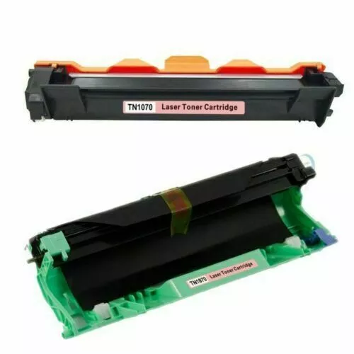 Comb Compatible 2X Toner TN-1070 + 1X Drum DR-1070 For Brother HL1110 MFC1810