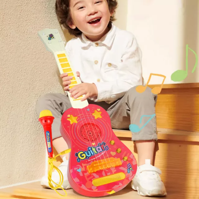 Chitarra strumento musicale per bambini giocattolo strumenti educativi set per mini ukulele