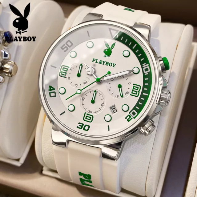 Playboy Marken uhr Multi funk tion Ale Sport-Quarzuhr Paar uhr