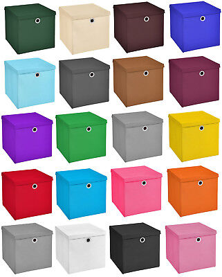Faltbox 33 x 33 x 33 cm Aufbewahrungsbox Spielzeugkiste Kiste Faltschachtel Korb 