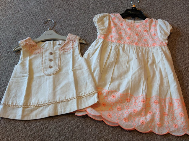 2x Girls Mini Boden dress/top bundle 18-24months 1 1/2-2years