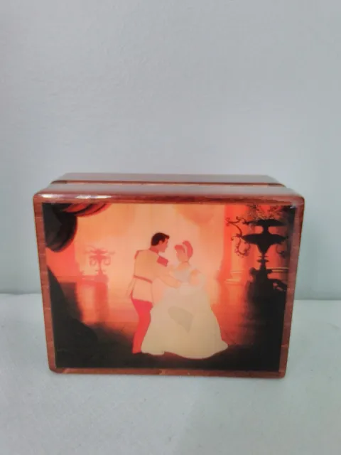 Vintage 1948 Disney Reuge Music  Jewelry Box Swiss Musical Movement RARE Works..