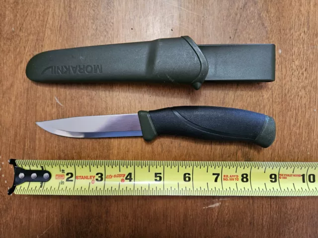 Morakniv Companion MG Carbon Steel Knife - Military Green