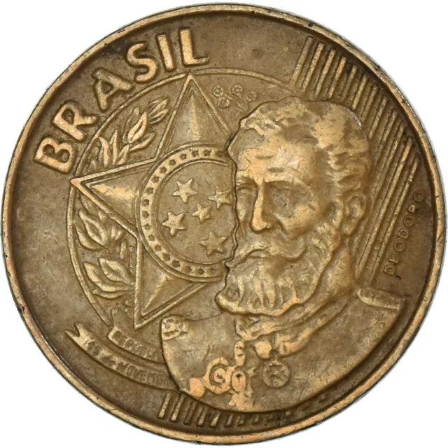 [#1334270] Coin, Brazil, 25 Centavos, 2001