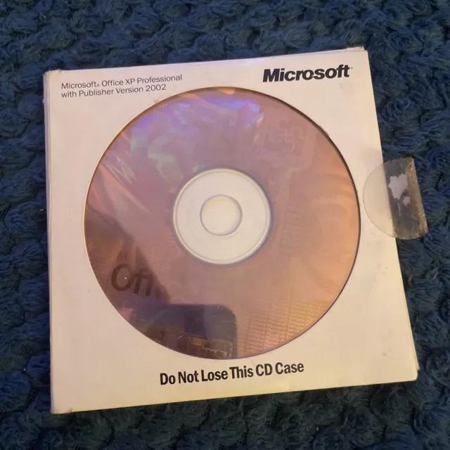 Microsoft Office XP Professional Publisher versione 2002 CD con COA